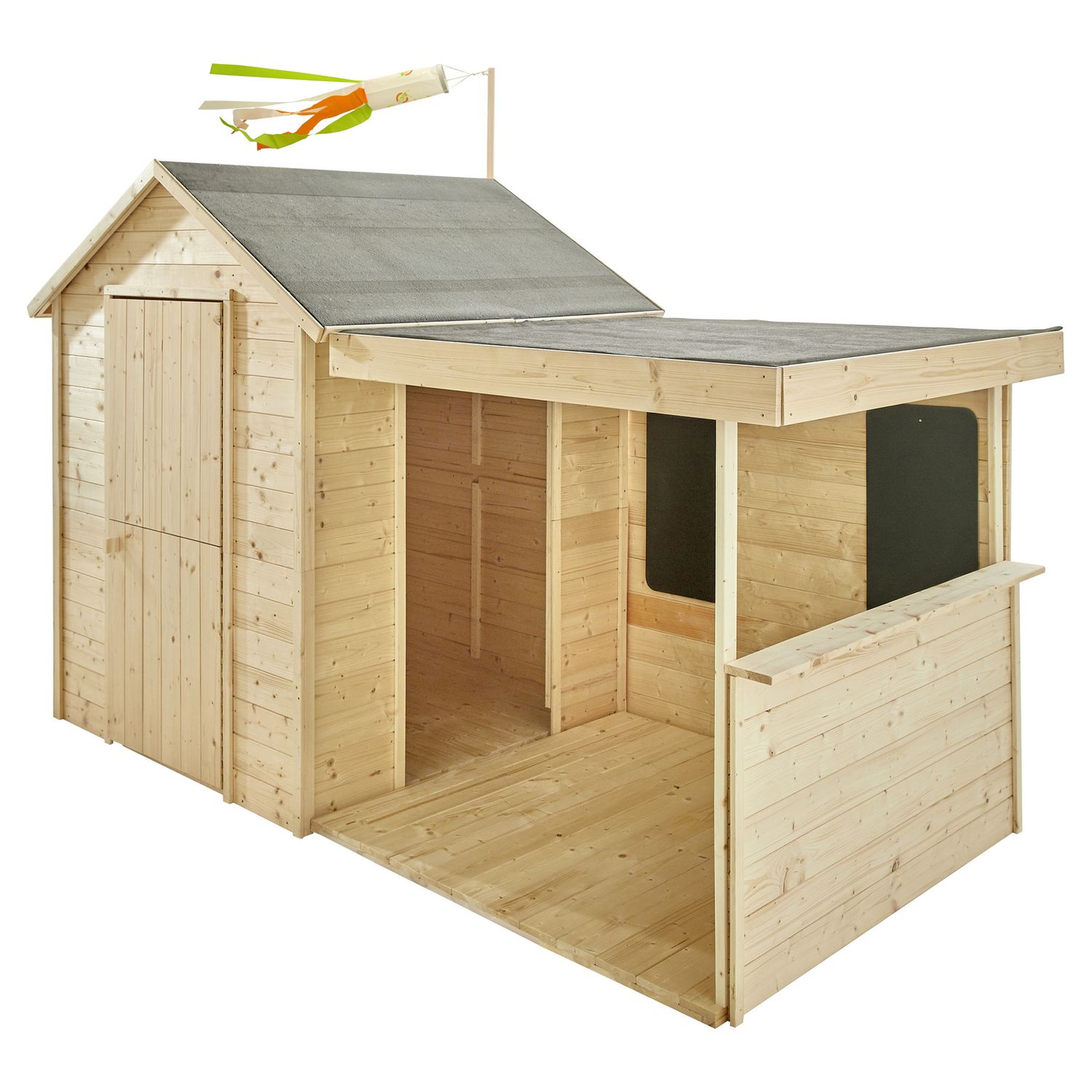 Voir la diapositive 2 : Soulet Cabane de jardin pour enfant - Bois - H162m - SARAH