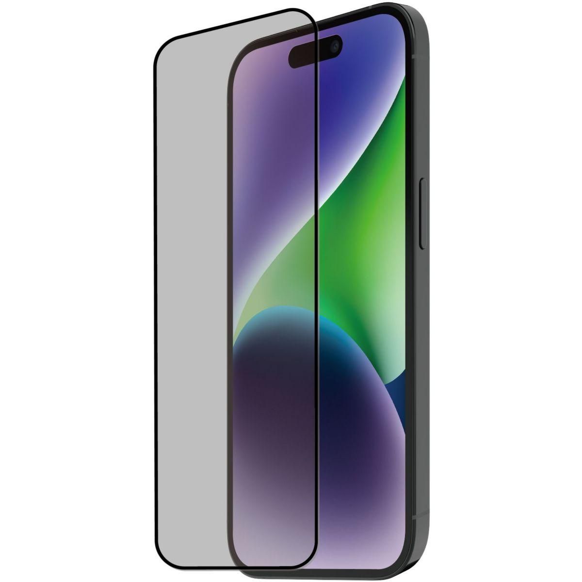 TIGER GLASS Protège écran iPhone 15 Plus Verre trempé recyclé Mat