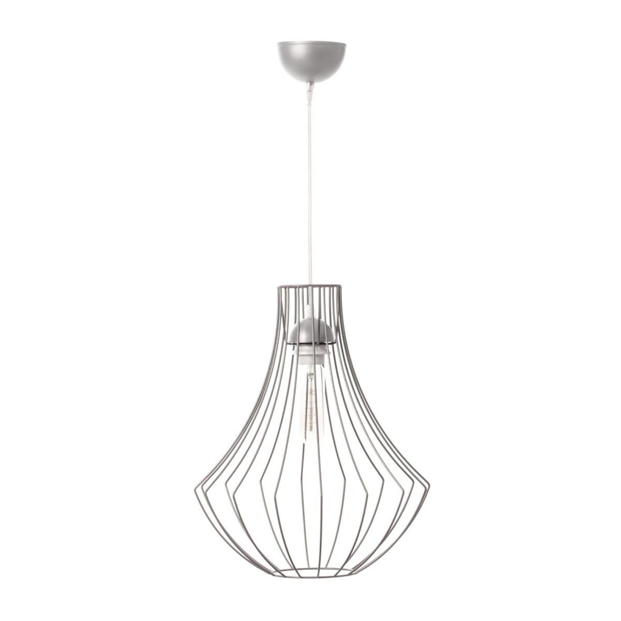 Paris Prix Lampe Suspension en Métal  Jasmin  40cm Argent