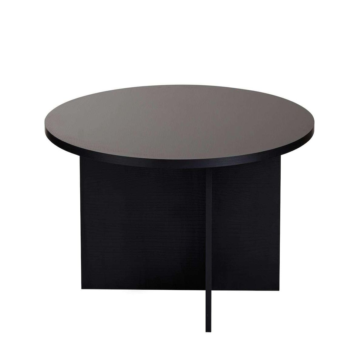 Habitat et Jardin Table basse en bois  Soleil  - 90 x 90 x 40 cm - Bois Noir