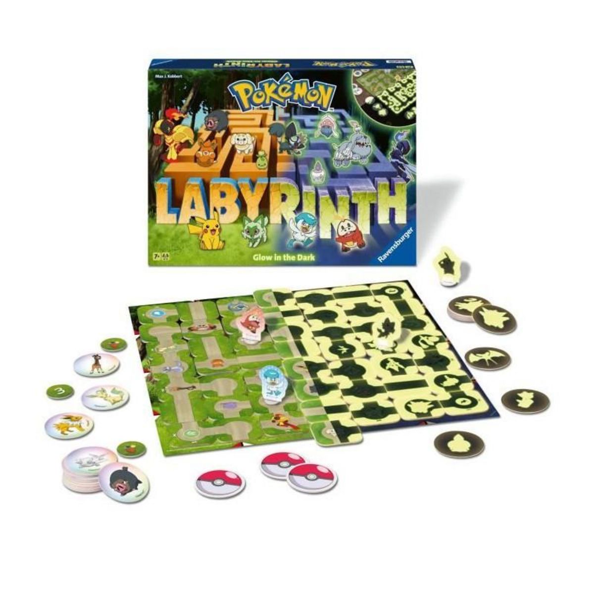 RAVENSBURGER Ravensburger–Jeu de société classique–Labyrinthe Pokémon–Jeu de plateau-Jeu de réflexion-Enfant et Famille–Des 7 ans