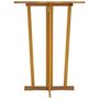 Voir la diapositive 3 : VIDAXL Table de bar 90x65x105 cm Bois de teck solide