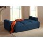 Voir la diapositive 3 : LISA DESIGN Livy - canapé droit convertible - avec coffre - en velours côtelé - 3 places