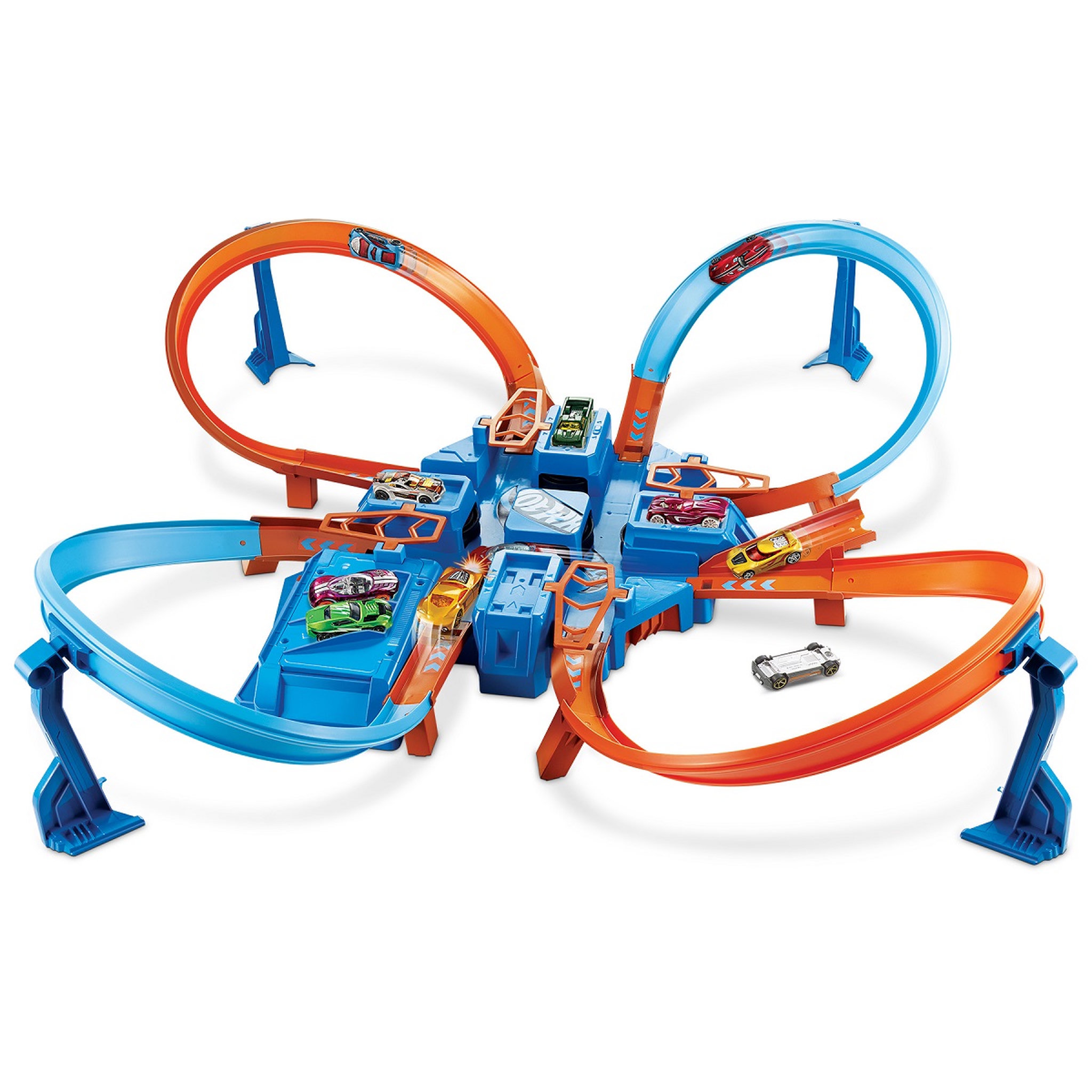 Voir la diapositive 1 : MATTEL Circuit Criss Cross Crash Hot Wheels