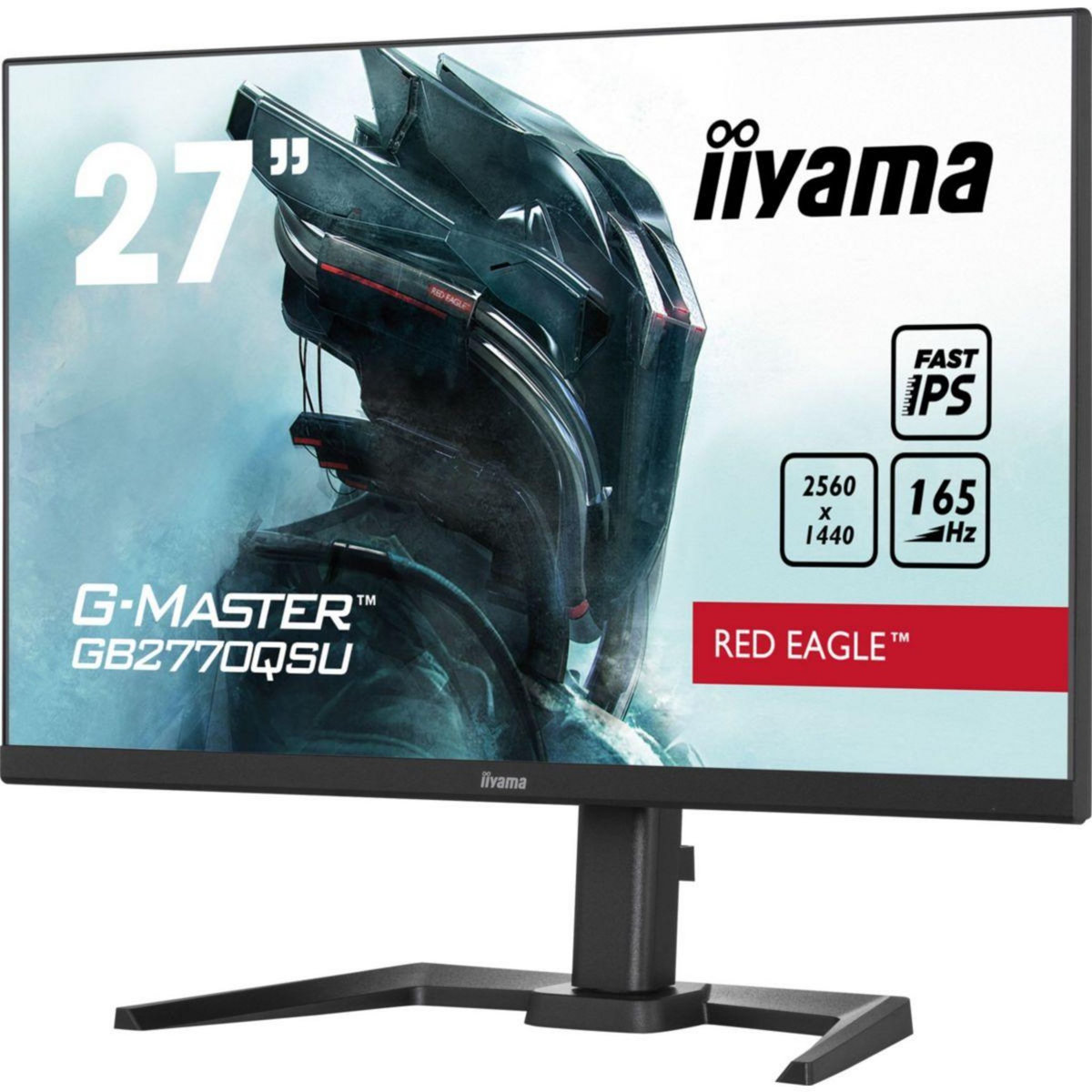 Iiyama Ecran PC Gamer G-MASTER GB2770QSU-B5 Plat 27'' Fast IPS