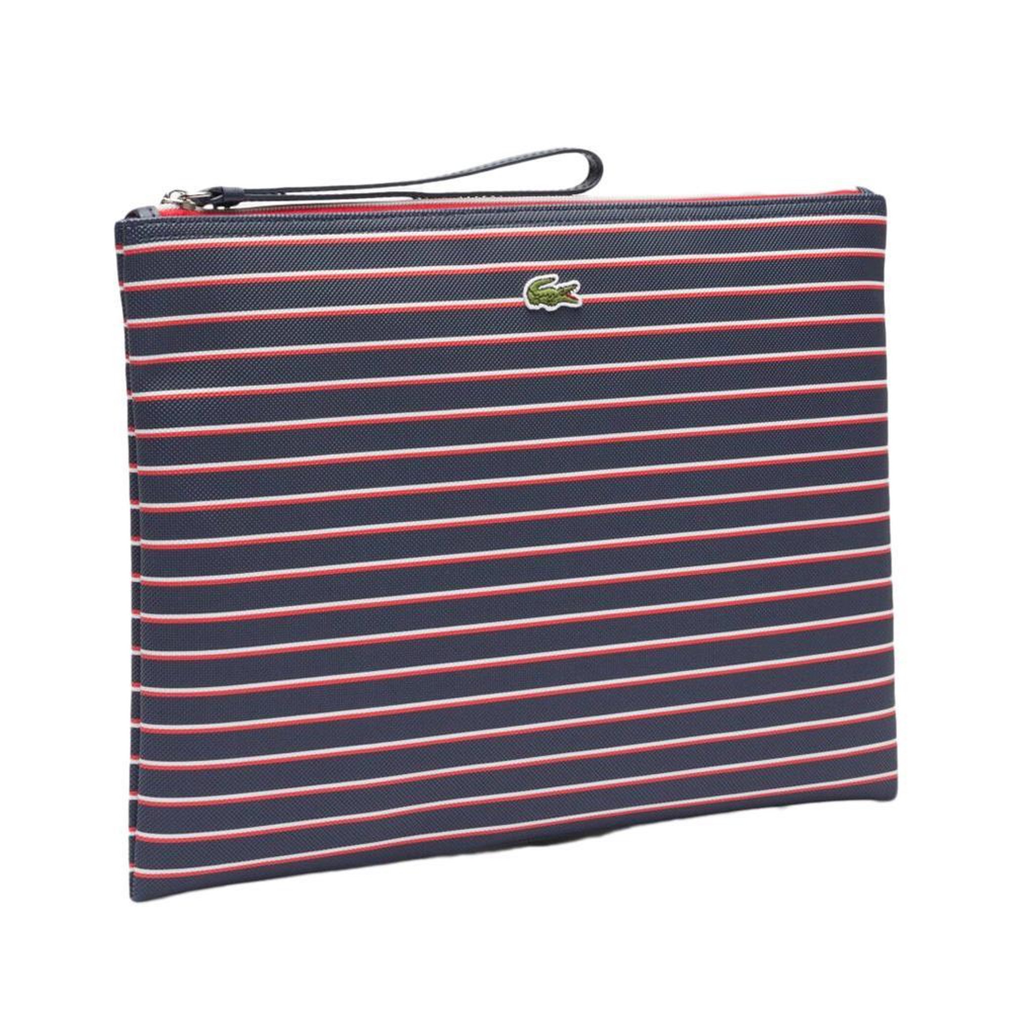 Lacoste Pochette  Mixte Lacoste Large Concept. Coloris disponibles : Bleu