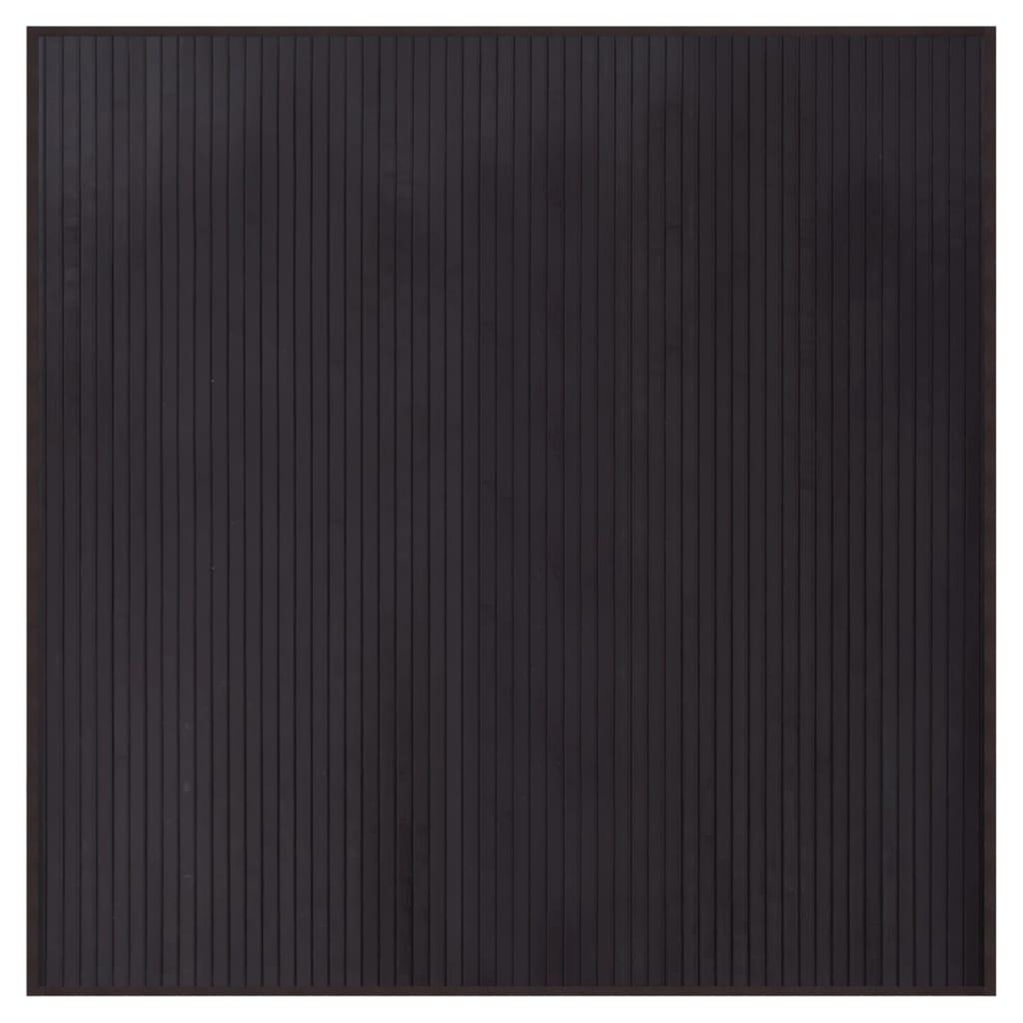 Voir la diapositive 2 : VIDAXL Tapis carre marron fonce 100x100 cm bambou