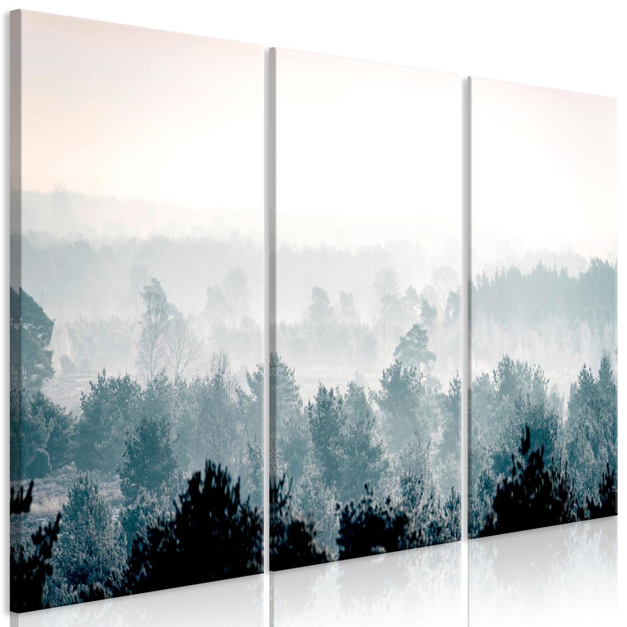 Paris Prix Tableau imprimé 3 panneaux  winter forest. Coloris disponibles : Multicolore