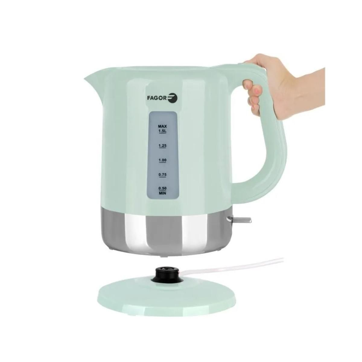 Fagor Bouilloire sans fil 1.5l 2200w - FG5148