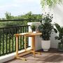 Voir la diapositive 3 : VIDAXL Table pliable de balcon 90x60x72 cm bois d'acacia solide