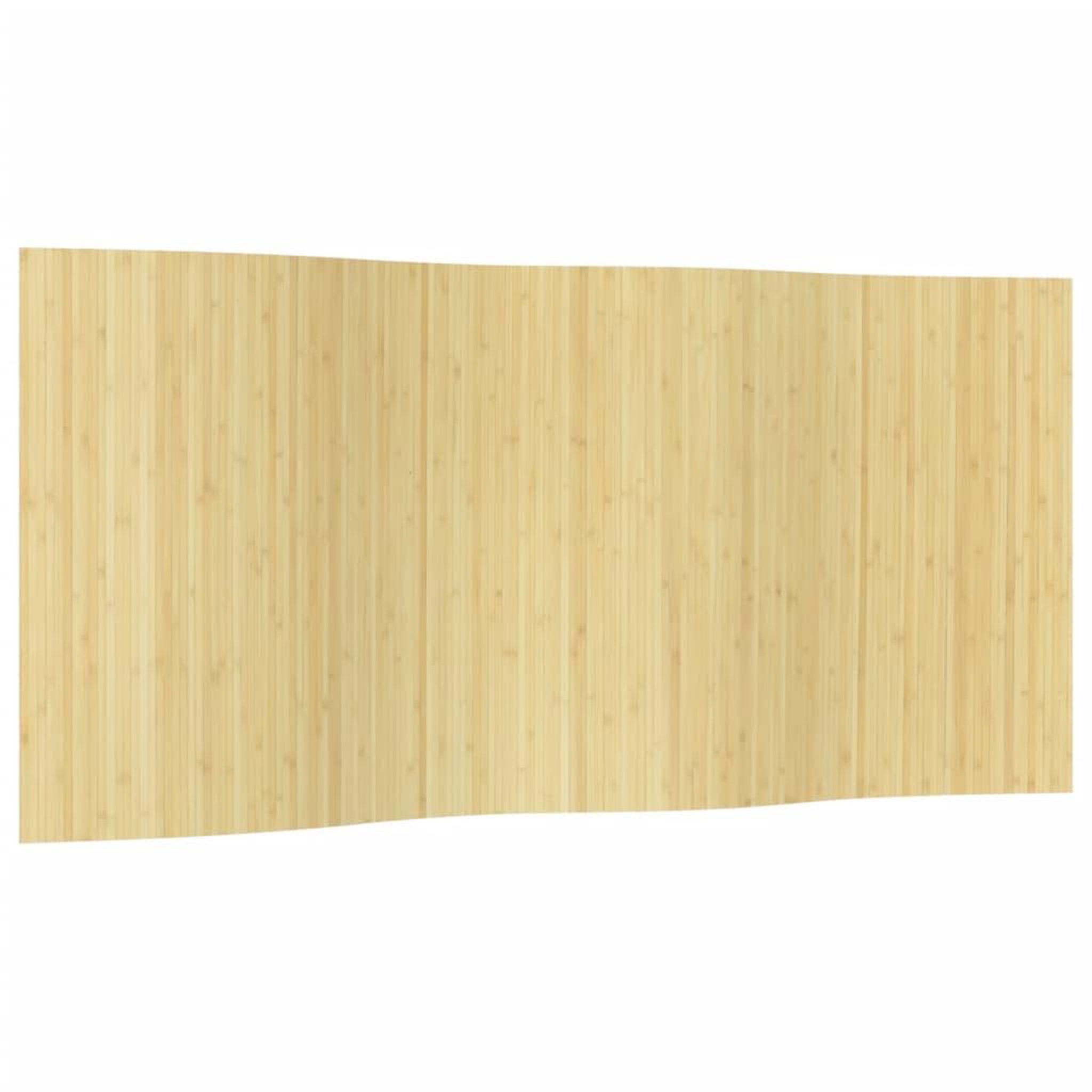 Voir la diapositive 2 : VIDAXL Cloison de separation naturel clair 165x400 cm bambou