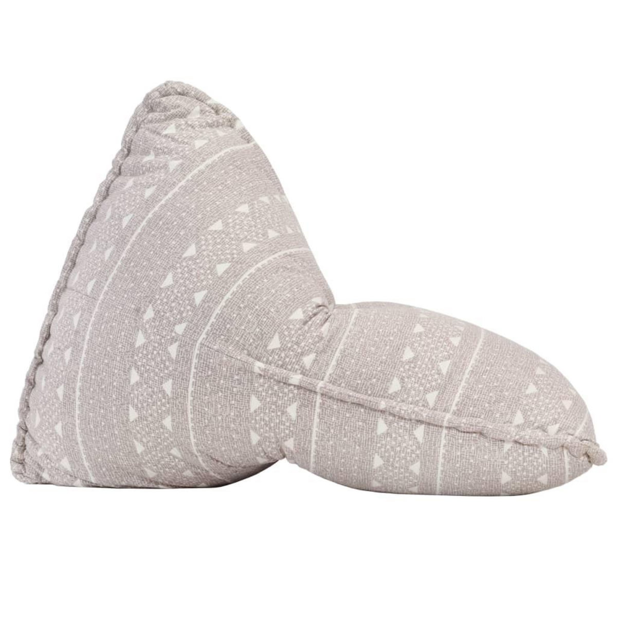 VIDAXL Canape pouf Marron clair Tissu Patchwork