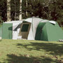 Voir la diapositive 1 : VIDAXL Tente familiale a dome 12 personnes vert impermeable
