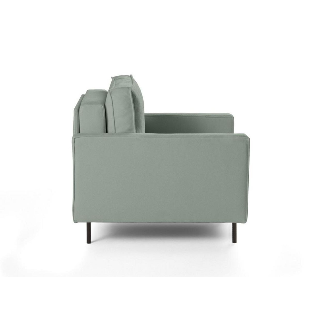 LISA DESIGN Charlie - fauteuil - pieds hauts - en tissu