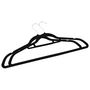 Voir la diapositive 4 : VIDAXL Cintres antiderapants 100 pcs Noir Velours