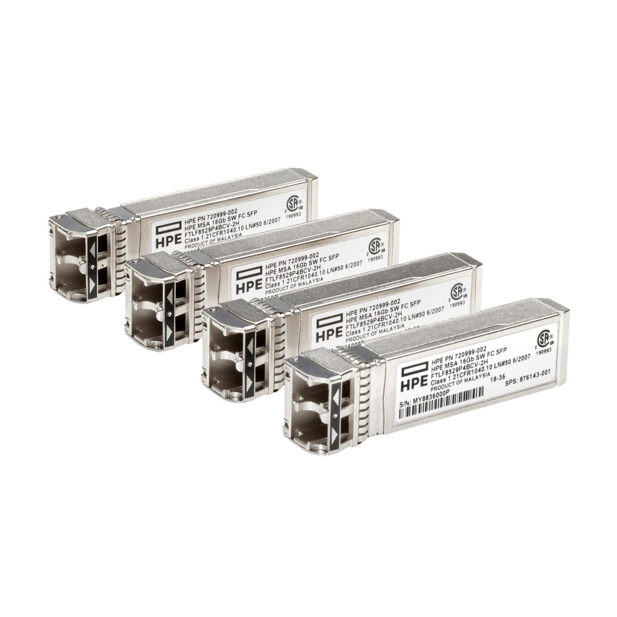 Voir la diapositive 2 : HPE HPE C8R24B module émetteur-récepteur de réseau Fibre optique 16000 Mbit/s SFP+ 850 nm