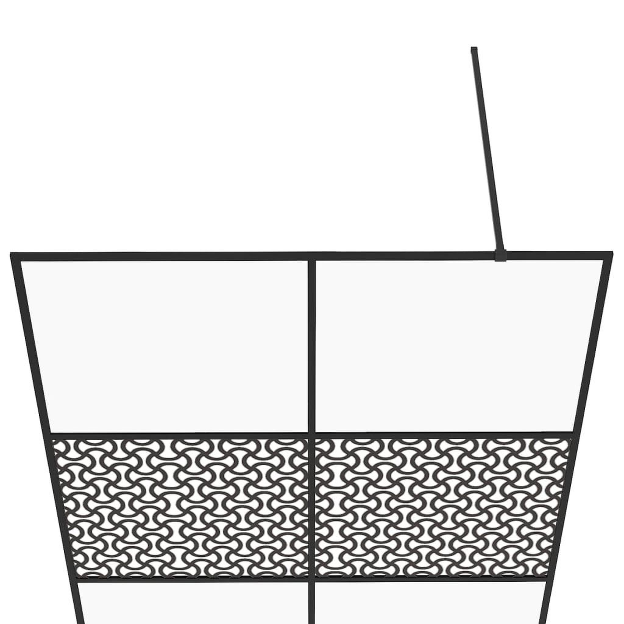 Voir la diapositive 4 : VIDAXL Paroi de douche avec verre ESG transparent 140x195 cm Noir