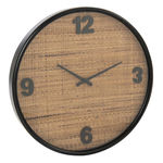 Paris Prix Horloge Murale en Rotin  Automn  60cm Marron