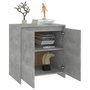 Voir la diapositive 5 : VIDAXL Buffet Gris beton 70x41x75 cm Bois d'ingenierie