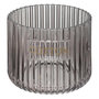 Voir la diapositive 3 : FIVE Pot à Coton en Verre  Glass  10cm Gris