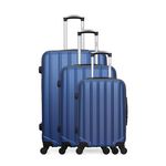 HERO HERO - Set de 3 Valises HIMALAYA. Coloris disponibles : Gris, Rose, Bleu, Beige, Noir