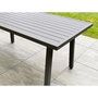 Voir la diapositive 5 : DCB GARDEN Ensemble repas de jardin ANTALYA 9 places en aluminium - GRIS ANTHRACITE