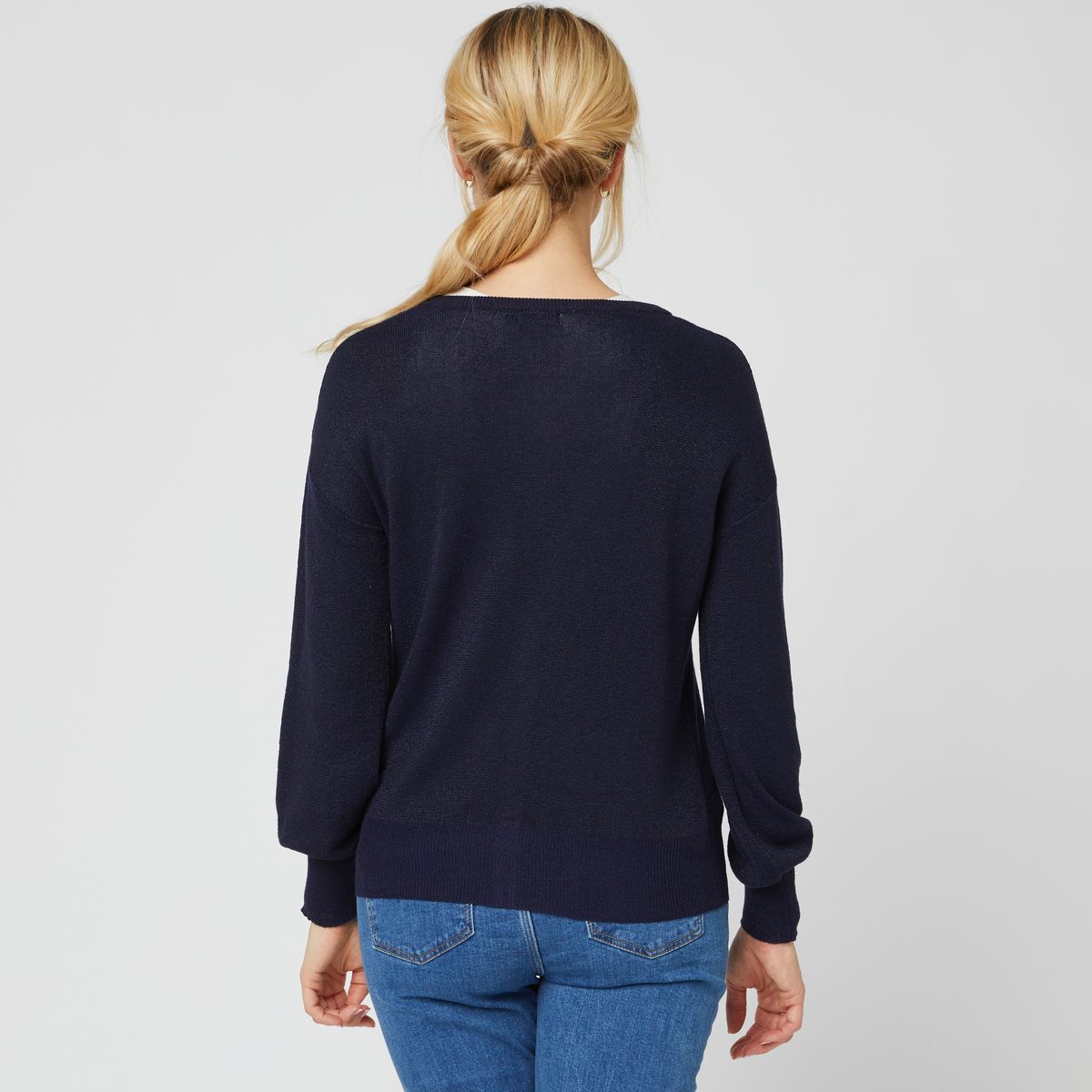 INEXTENSO Gilet col v femme