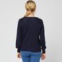 Voir la diapositive 2 : INEXTENSO Gilet col v femme