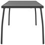 Voir la diapositive 4 : VIDAXL Table de jardin anthracite 165x80x72 cm Treillis d'acier