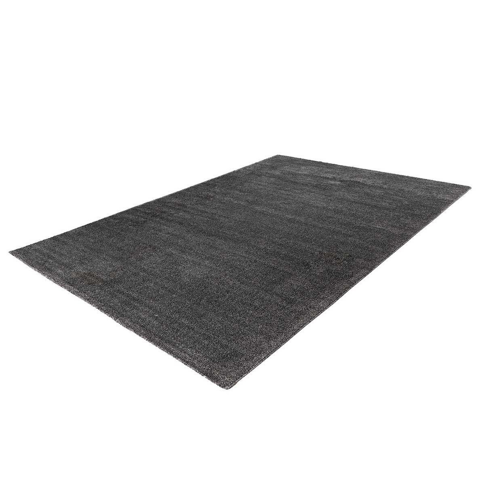 Voir la diapositive 2 : Paris Prix Tapis Tissé Shaggy à Poils Longs  Nila  Anthracite