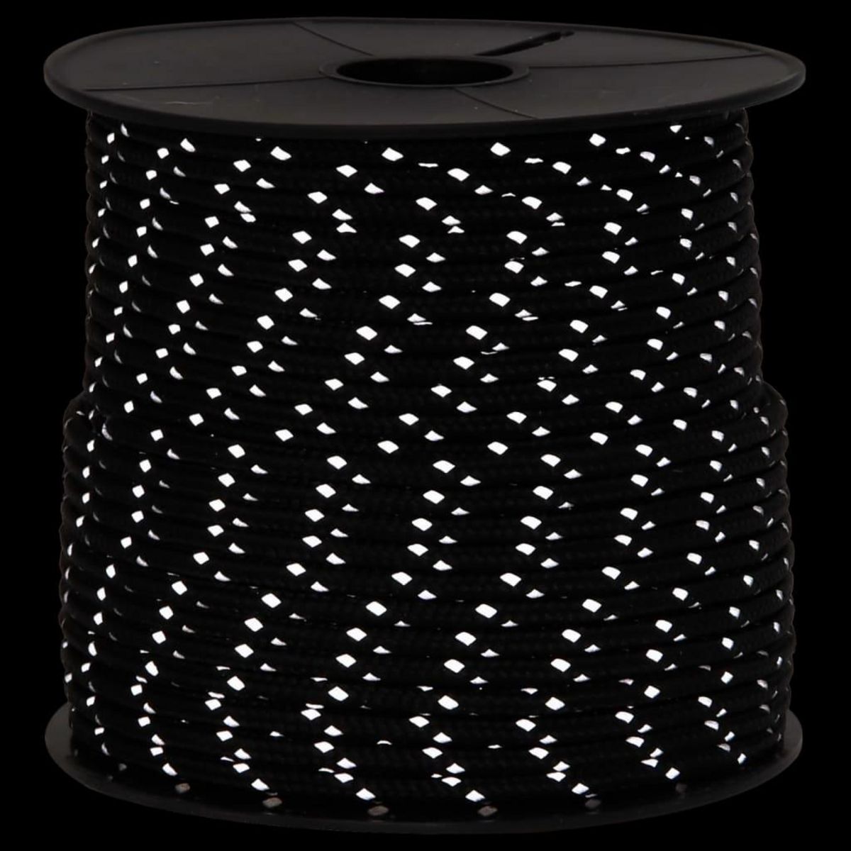 VIDAXL Corde de haubanage de tente avec bandes reflechissantes et cles