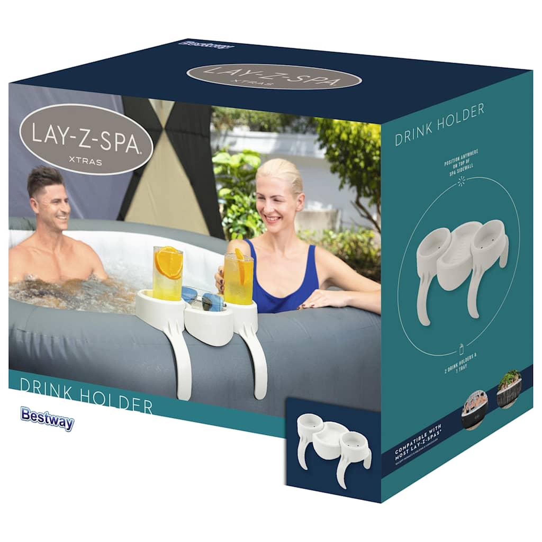 Voir la diapositive 5 : BESTWAY Bestway Porte-boissons Lay-Z-Spa