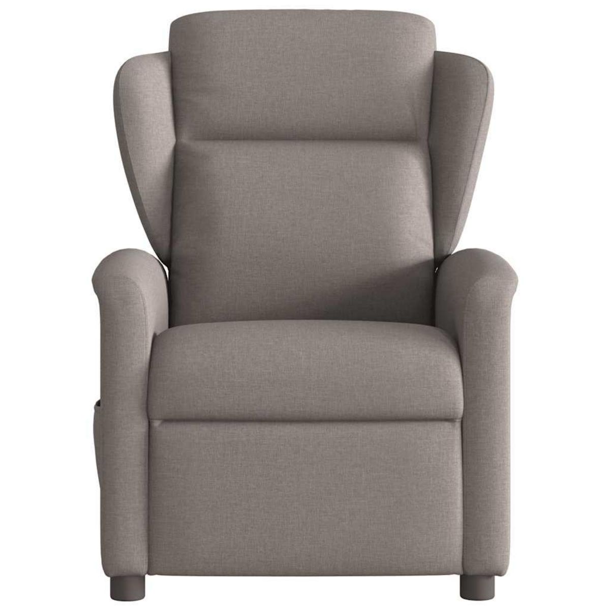 VIDAXL Fauteuil de massage inclinable electrique Taupe Tissu