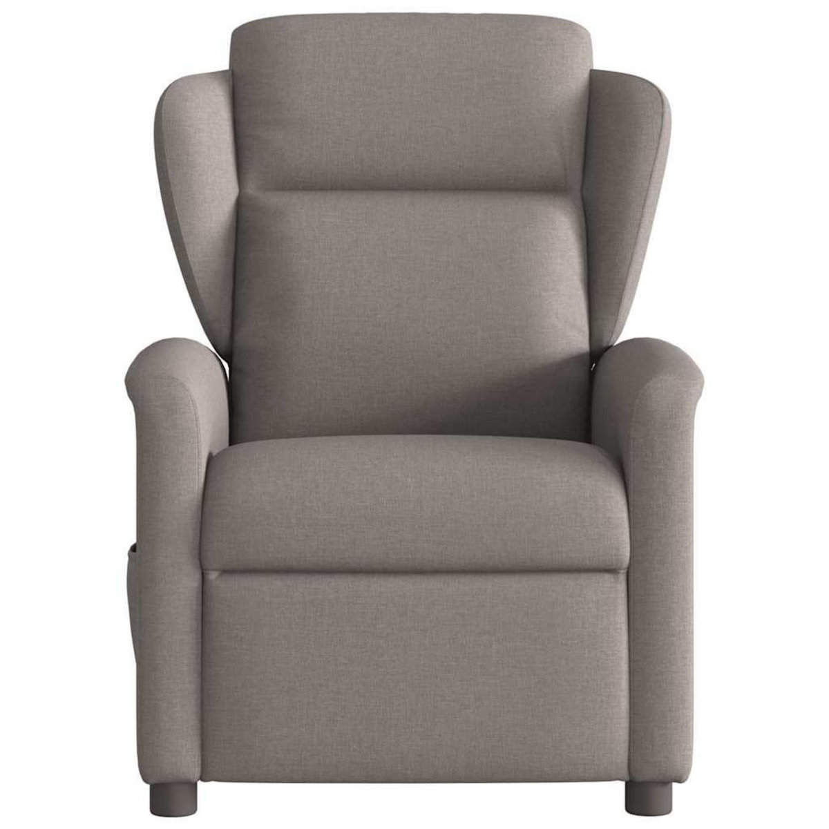 VIDAXL Fauteuil de massage inclinable electrique Taupe Tissu