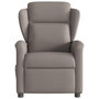 Voir la diapositive 5 : VIDAXL Fauteuil de massage inclinable electrique Taupe Tissu