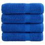 Voir la diapositive 1 : VIDAXL Essuie mains de qualité supérieure SOLUND 4 pcs bleu 600 g m²