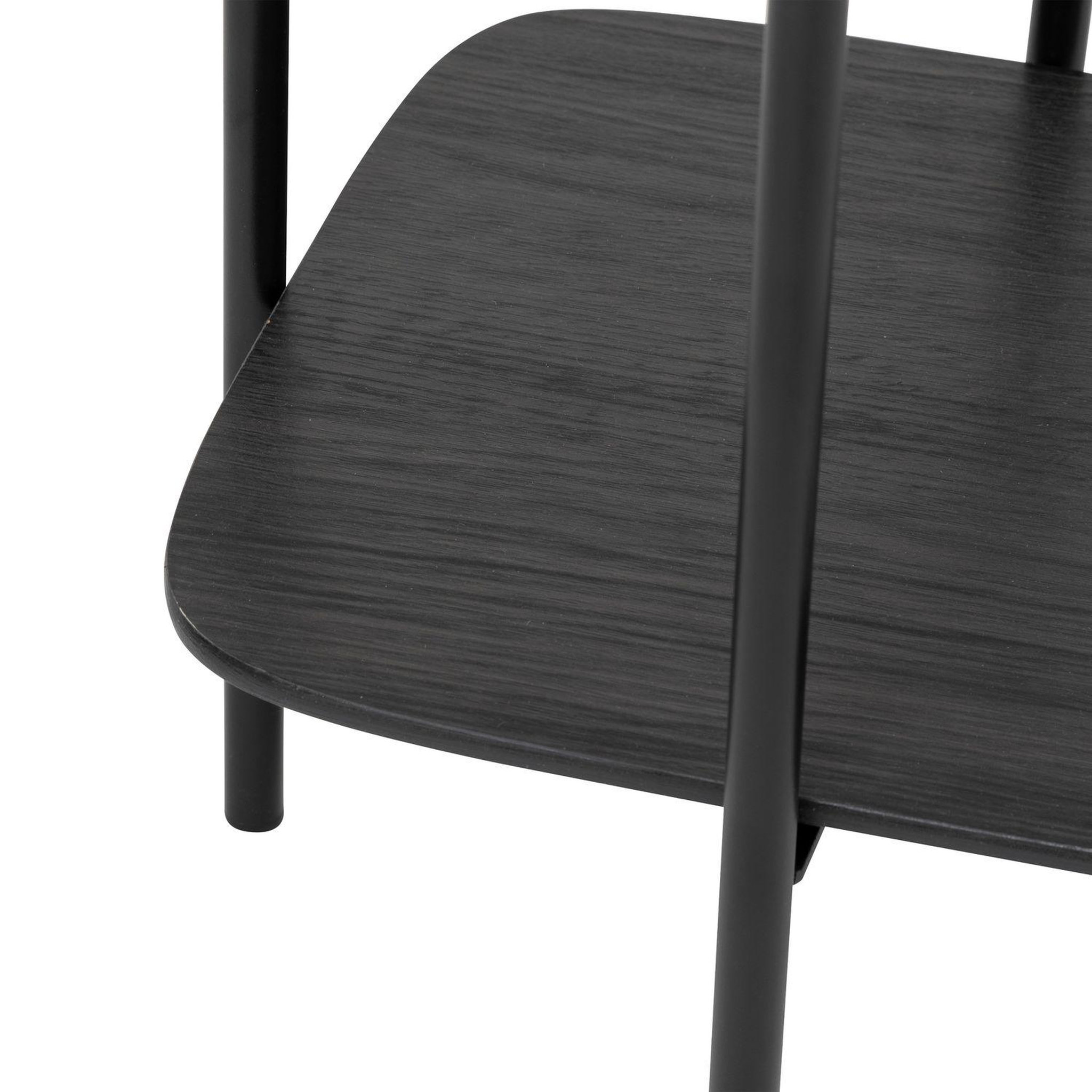 Voir la diapositive 4 : ATMOSPHERA Table à café effet bois et métal hodia - noir