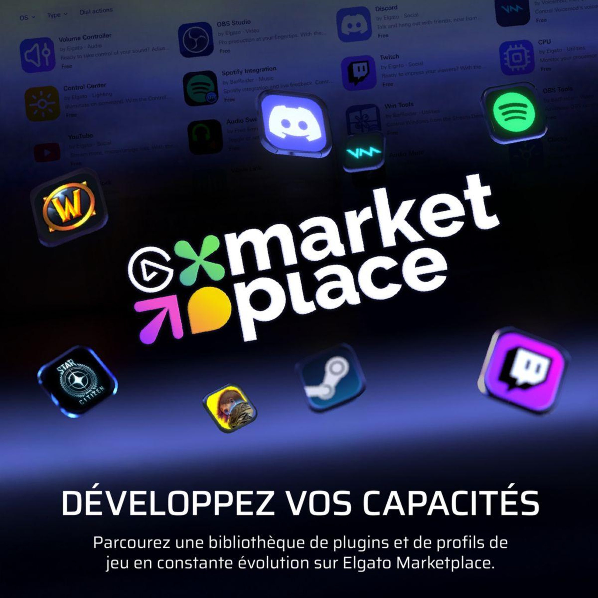 Voir la diapositive 5 : Corsair Clavier gamer galleon 100 sd intégré stream deck