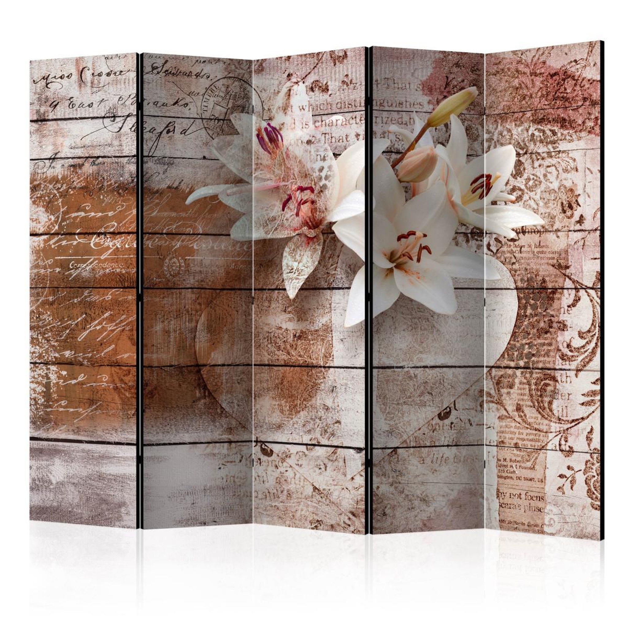 Paris Prix Paravent 5 volets  romantic memories  172x225cm