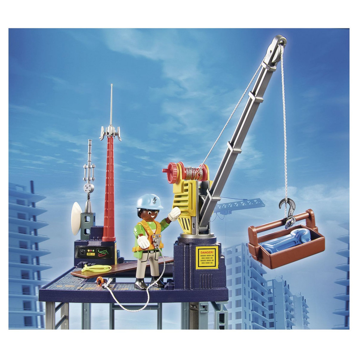 PLAYMOBIL City Action 70816 Starter Pack Plateforme de construction