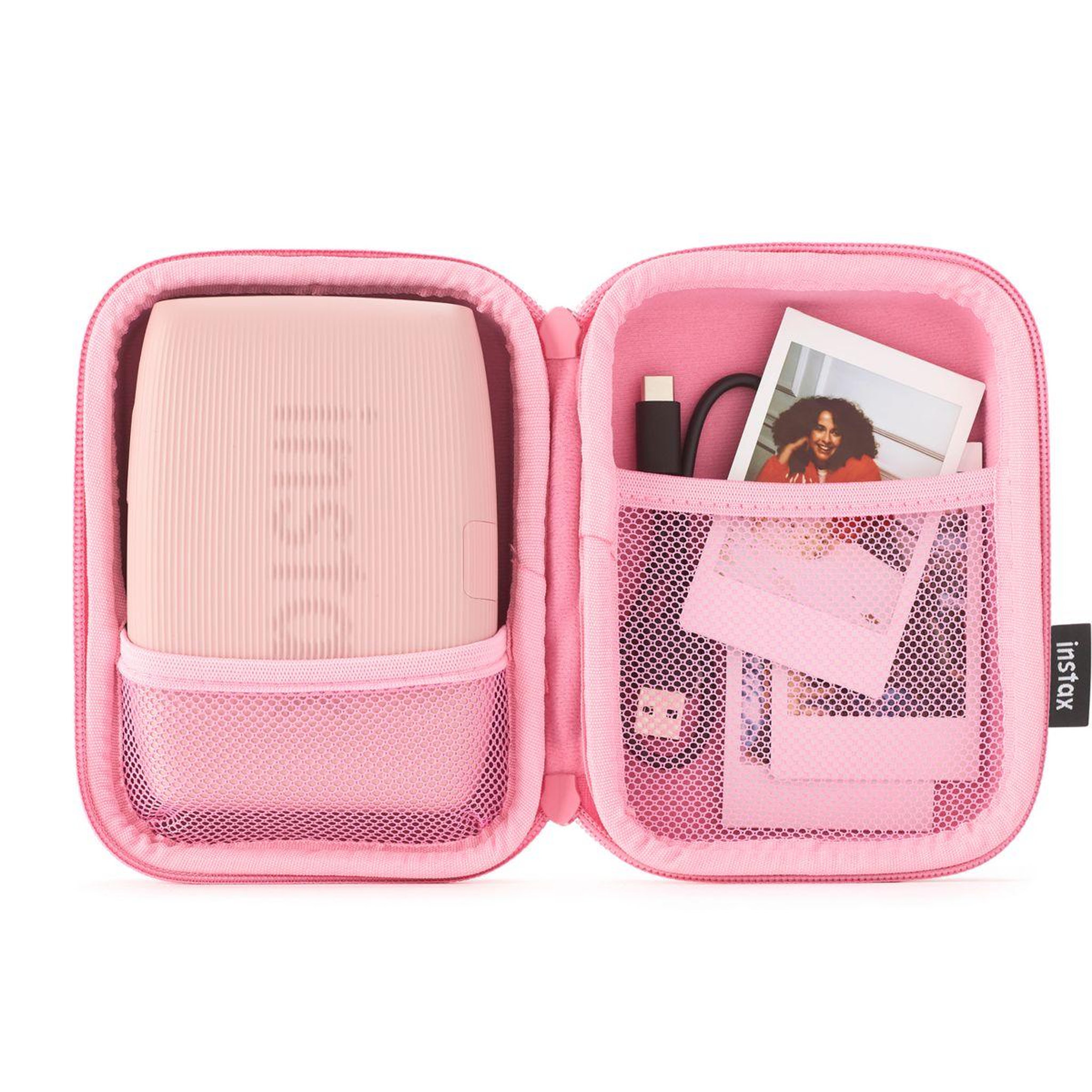 Voir la diapositive 2 : FUJIFILM Housse instax mini link rose