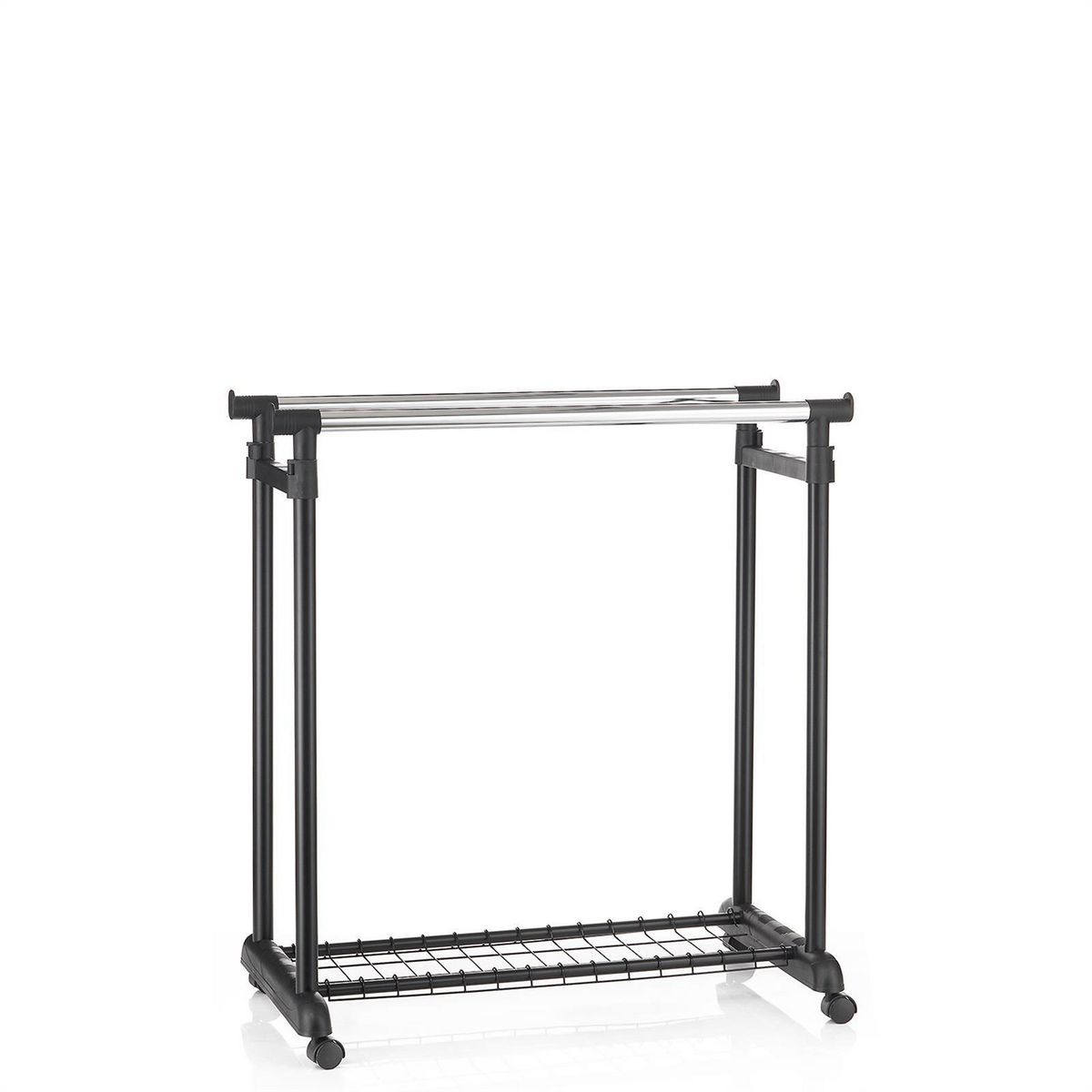 IDIMEX Portant à vêtements GROSSO, en métal chromé