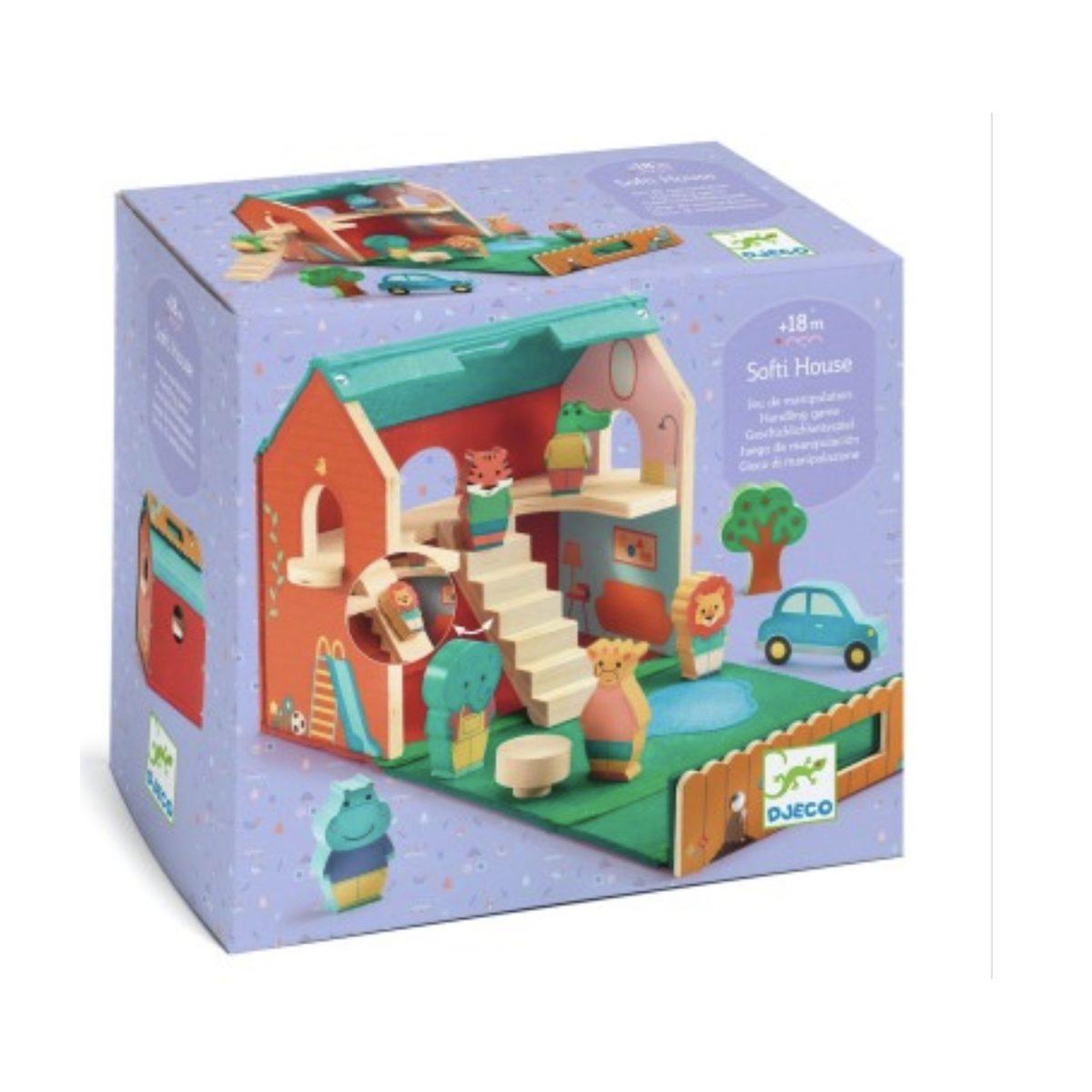 Djeco Maison nomade PM animaux de la jungle -