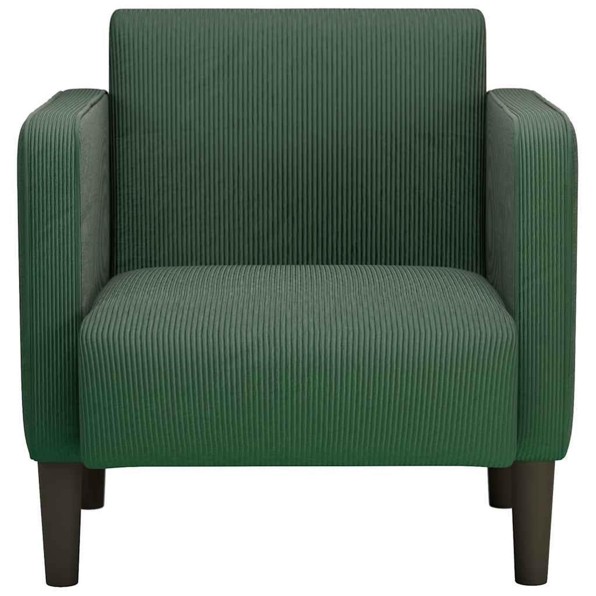 Voir la diapositive 3 : VIDAXL Canape-chaise accoudoirs vert jungle 54 cm tissu velours cotele
