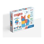 Geomag Blocs magnétiques - GEOMAG - Magicube 208 - 9 pieces - Formes variées - Animaux - Plastique recyclé