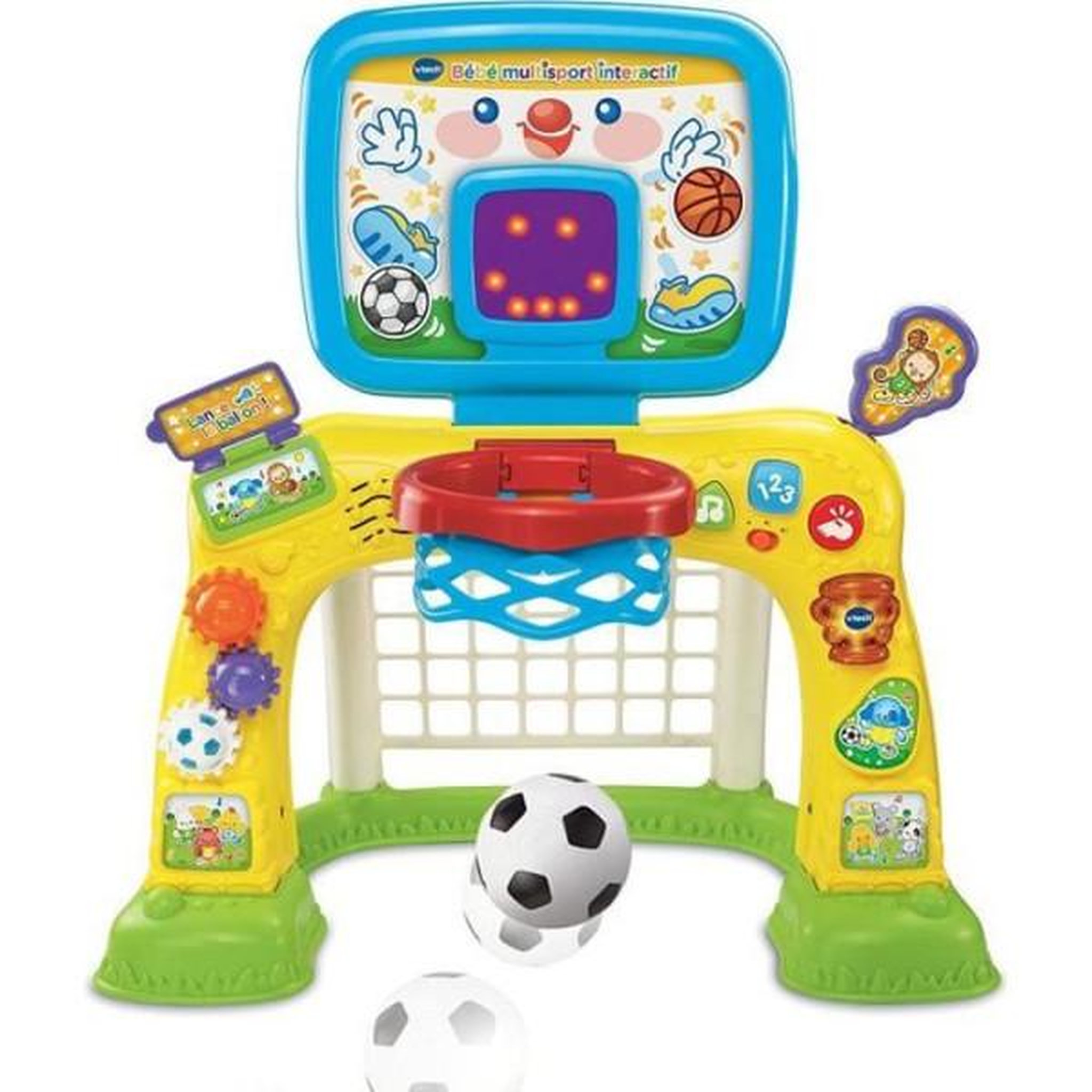 VTECH Jeu interactif Bébé Multisport Intéractif - VTECH - Basket/Foot - 12 a 36 mois