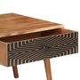 Voir la diapositive 4 : VIDAXL Table basse 100x50x39 cm Bois d'acacia solide