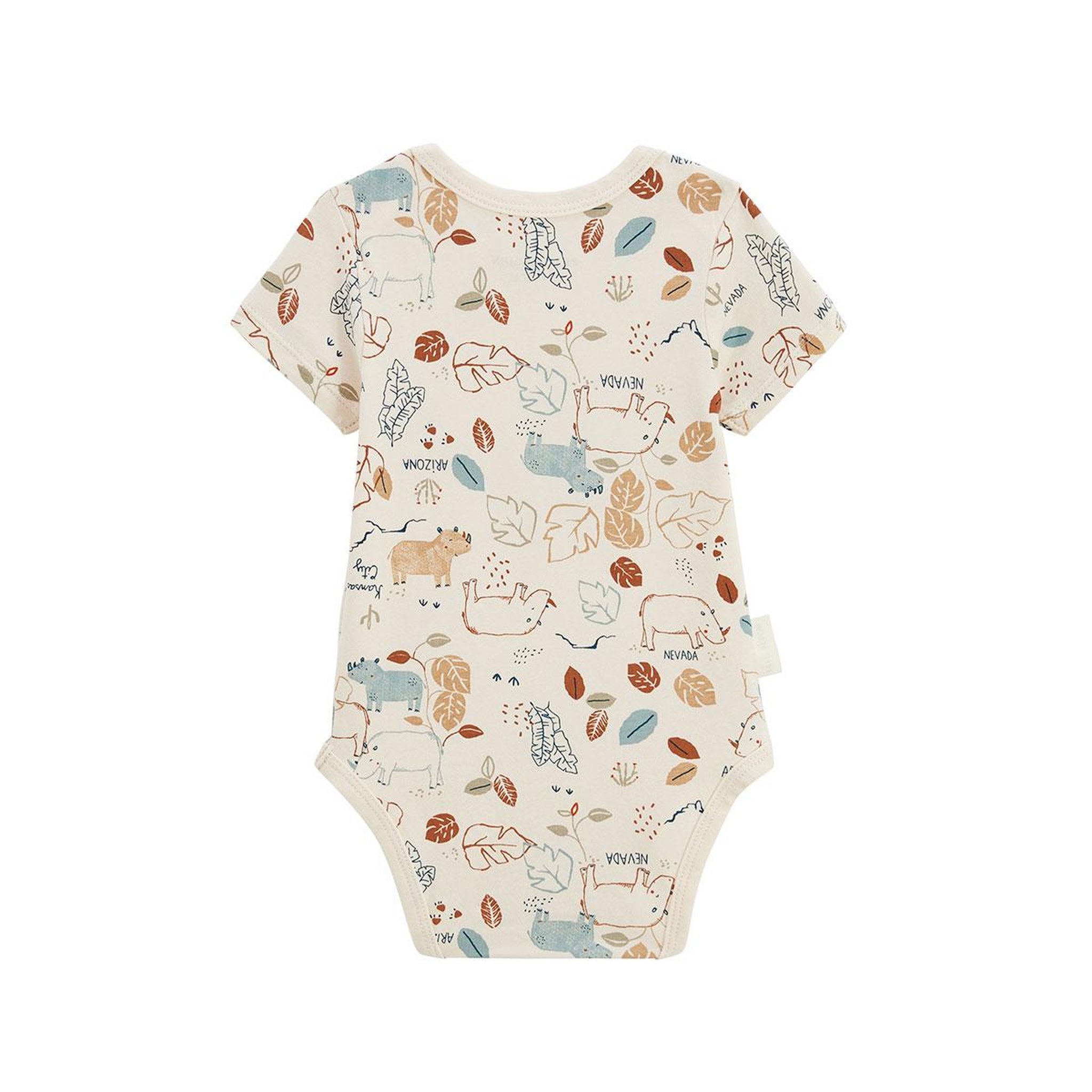 Voir la diapositive 4 : Petit Béguin Lot de 2 bodies bébé manches courtes kansas city