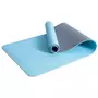  Pure2Improve Tapis de yoga 173x58x0,6 cm Bleu et gris