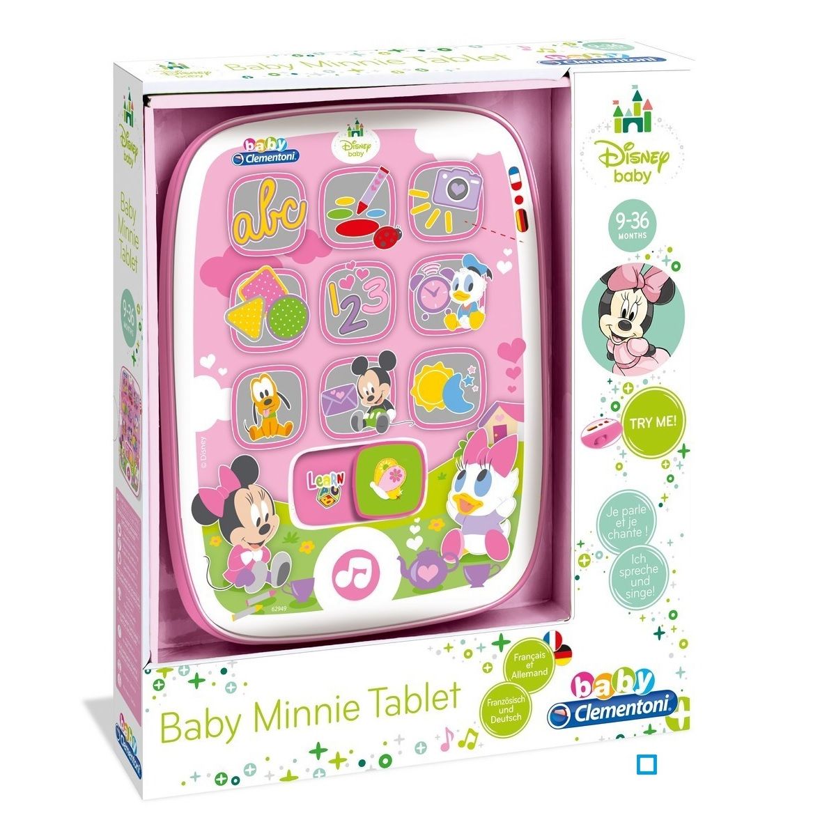 CLEMENTONI Tablette Baby Minnie 